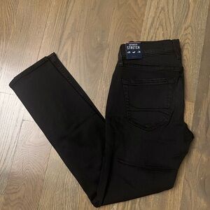 NWT Hollister Men’s Black Advanced Stretch Skinny Jeans Sz 29 X 30